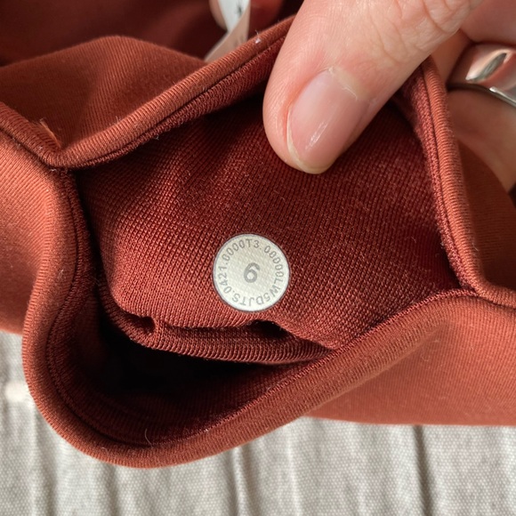 Lululemon Instill High Rise Tights Leggings Date Brown Sz 6 Yoga Workout 25 inch - Picture 9 of 15